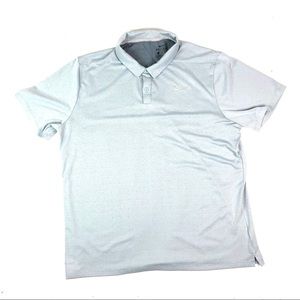 Nike Golf Dri-Fit Gray/Wht polka dots Polo Shirt